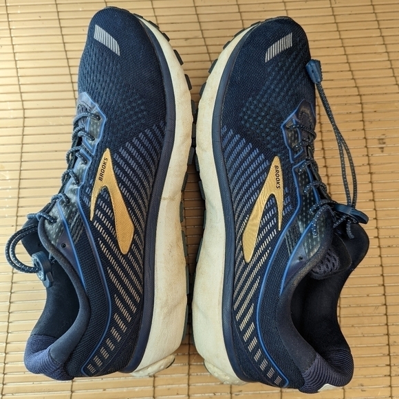 Men\'s Brooks Ghost 12 Running Shoes Sneakers Blue - Size 12. Speed Lock Laces. N main image 8